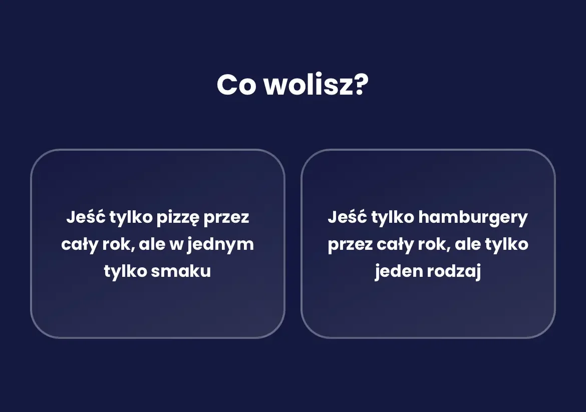 Pytania co wolisz